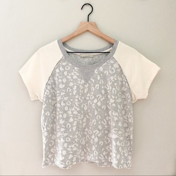 TOWNSEN Tops - Townsen Animal Print Crop Tee